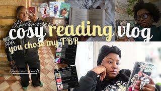 Bookmas Day 11reading what you chose for my tbr | cozy reading vlog [VLOGMAS]