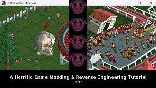 Modding RollerCoaster Tycoon into a Peele Horror Film (Game Modding/Reverse Engineering Tutorial)