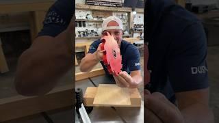 Box joint with a shaper and groove cutter #woodworking #tools #maker #woodwork