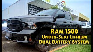 Ram 1500 Under-Seat Lithium Dual Battery System | Accelerate Auto Electrics & Air Conditioning