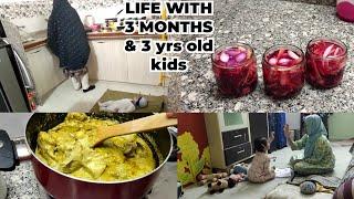 WINTER SPECIAL PICKLE~CLEANING & COOKING WITH KIDS~INDIAN MOM DAILY ROUTINE