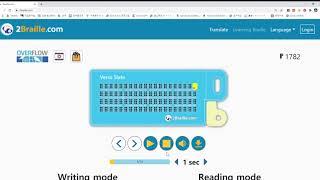 Free Braille Translator 2braille.com Demo