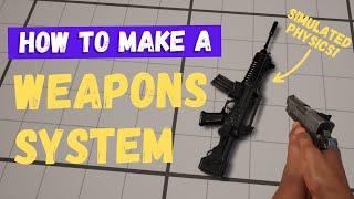 How To Create A Weapons System With Simulated Physics Pickups - Unreal Engine 5 Tutorial