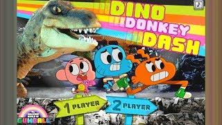 The Amazing World of Gumball: Dino Donkey Dash - Gameplay Walkthrough Part 1