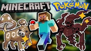 New MINECRAFT Pokemon Region - Extra Forms And Shiny Pokemon