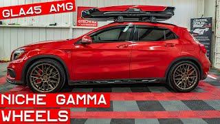 Niche Gamma Wheels on the GLA45 AMG