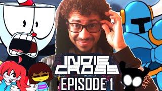 Undertale VS Hollow Knight!? | INDIE CROSS - EPISODE 1 // (ANIMATED SERIES) REACTION!