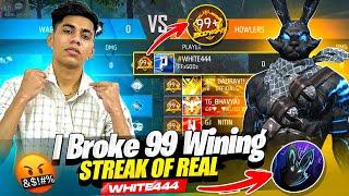 First Time Break 99 Winning StreakWhite444 Exposed‍Truth !!