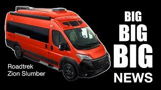 TOUR NEW Roadtrek Zion Slumber + EXCITING NEWS About 2025 Florida RV SuperShow