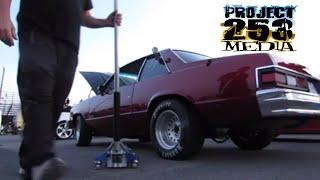 Slicks on the malibu | 383 stroker | g-body | napierville dragway | street car