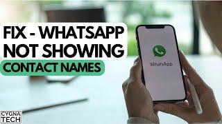 Phone Contacts Not Showing Up On WhatsApp - Fix | How To Sync Phone Contacts With WhatsApp