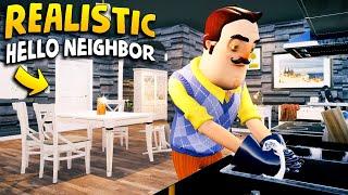 REALISTIC HELLO NEIGHBOR MOD!!! | Hello Neighbor Gameplay (Mods)