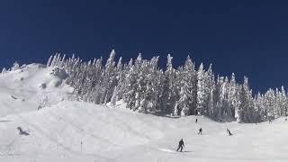 Bluebird day in Stevens Pass