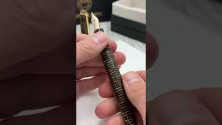 ️ Testing the flex nib on this Magna Carta MAG 650 Amber fountain pen
