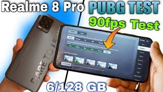 Realme 8 Pro PUBG MOBILE TEST, Gaming Test, Graphics Test & Battery Drain Test 