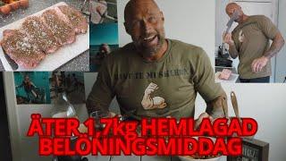 1,7kg HEMLAGAD BELÖNINGSMIDDAG - RAKT TE MUSKLERNA 