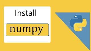 How to install numpy on Python 3.9 Windows 10