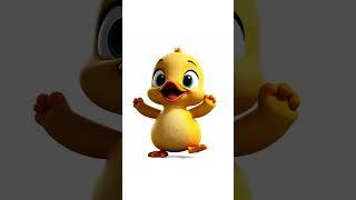 BeeHappy  Sensory Little Duck Dancing! #cartoon #dancingfruits #animation #happy #funny