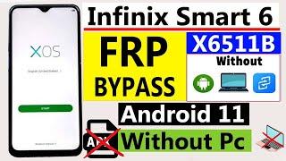 Infinix Smart 6 FRP Bypass Infinix X6511B Frp bypass Infinix Frp Bypass Android 11 Without Pc