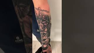 Finished My Half Sleeve !!! World War 1-2 !! Big Thanks too Stanislav 