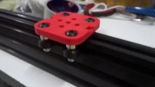 V-Slot Mini V Plate 3D Printing test part