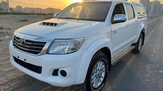 Toyota Hilux Pickup  Double cabin White color Year 2012 diesel engine 3.0L Manual Transmission