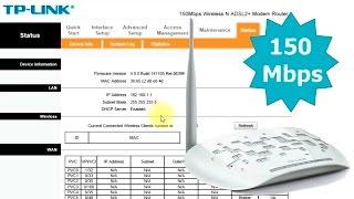 TP-LINK TD W8151N настройка ADSL2+ маршрутизатора