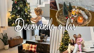 MONTANDO NOSSA PRIMEIRA ÁRVORE DE NATAL - vlog decorei a casa para o natal pela primeira vez