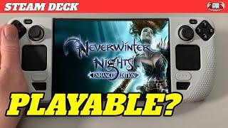 Neverwinter Nights: Enhanced Edition on the Steam Deck - Playable?