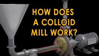 GlobeCore Colloid Mill working principle