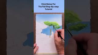 Easy Landscape Watercolor Tutorial For Beginners