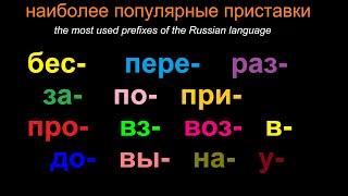 Сборник приставок русского языка.