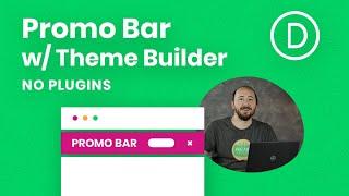 How To Add A Promo Bar In Divi (Without Plugins)