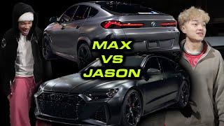 FAZE MAX'S X6M VS JASON'S RS7 