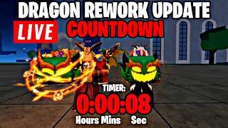 BLOX FRUITS DRAGON REWORK UPDATE 24 RELEASE DATE COUNTDOWN! (Roblox)