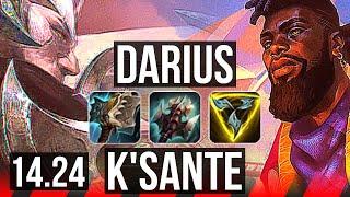 DARIUS vs K'SANTE (TOP) | NA Master | 14.24