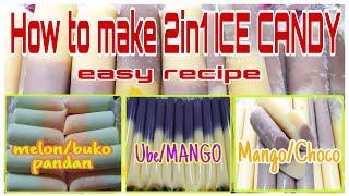 HOW TO MAKE 2in1 FLAVORED ICE CANDY||SUMMER NEGOSYO