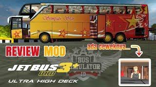 Review BUSSID MOD JETBUS 3+ UHD &livery sempati star