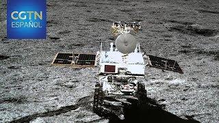 El vehículo explorador de China viaja más de 190 metros en la cara oculta de Luna