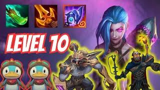 [TFT] WIN STREAK Into Stacked LVL 10 Board!!!