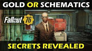 Choosing Gold or Military Shematics: Secrets Revealed | Fallout 76 Wastelanders Secrets Revealed