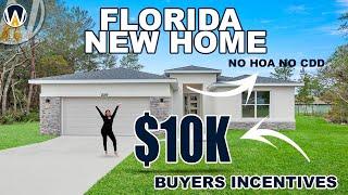 Seamless Living in Ocala, FL: New Move-In Ready Home with $10,000 Towards Your Closing Costs!