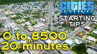 The BEST Cities Skylines BEGINNERS GUIDE Ever - Quick Metropolis