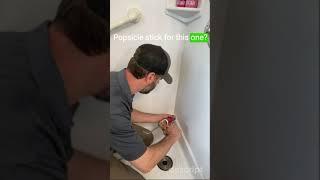 Caulking Tip | Moldy Caulk In Shower #shorts #diy #fyp