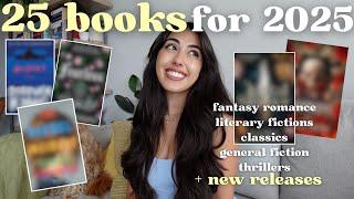 25 books I want to read in 2025 (books you should also add to your 2025 tbr) + new releases