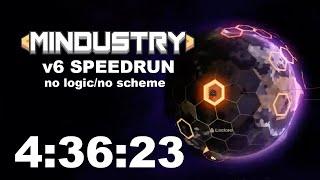 Mindustry v6 Campaign Speedrun 4:36:23 (no scheme/no logic) Former WR