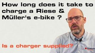 How long does it take to charge a Riese & Müller's e-bike?