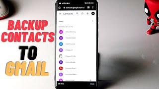 How to Backup Phone Contacts to Gmail on Any Android Phone