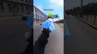 Не успел РАССМОТРЕТЬ?.. Когда решили УДИВИТЬ водителя грузовика #motorcycle #motoraido #bikelife