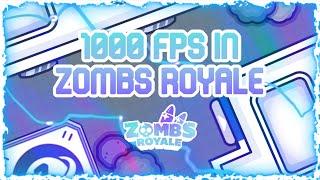 PLAYING On 1000 FPS In ZombsRoyale.io